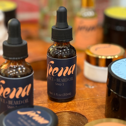 Face + Beard Oil – Conditioning Botanicals for Skin & Beard Health