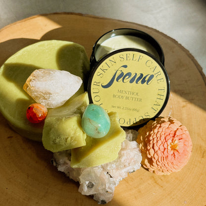 Menthol Body Butter – Cooling Herbal Infusion for Sore Muscles & Dry Skin